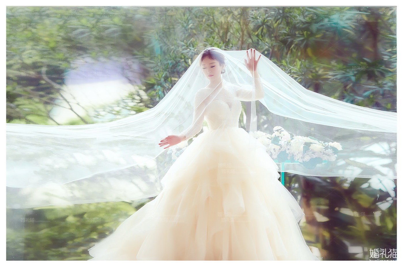 自然清新婚纱照|园林结婚照,[自然清新, 园林],广州婚纱照,婚纱照图片